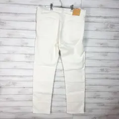 た*ん様 【EDWIN】ホワイトデニムパンツ ストレート 日本製 32 白