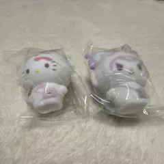 ちいかわ×サンリオ シークレットフロッキーマスコット　キティ クロミ
