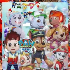 パウパト バルーン+バースデーバーナー豪華合計9点セット☆のサムネイル