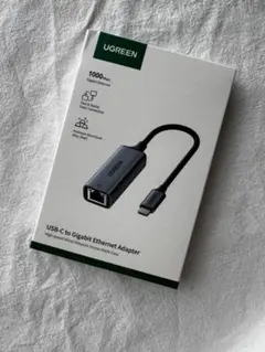 新品 未使用UGREEN USB-C 有線LANアダプター Type-C グレー