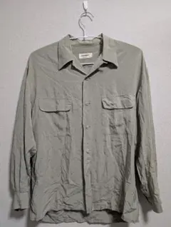 EQUIPMENT フランス製90年代 シルク オープンカラーシャツ メンズ M