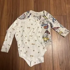 GAP 長袖ロンパース2枚セット