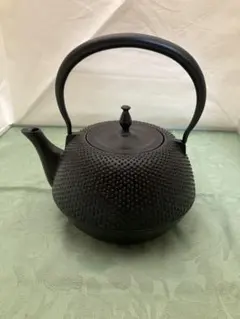 南部釜師造 南部鉄瓶一級合格証付 15型アラレ 南部鉄瓶 南部鉄器