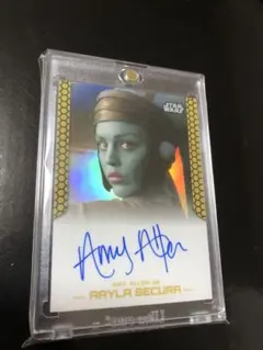 Topps star wars Aayla Secura サインカード 10シリ