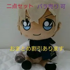 【新品】名探偵コナン プレシャリティ スペシャルぬいぐるみ 缶バッジ 二点セット