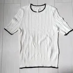 H&M リブニット 半袖 トップスのサムネイル
