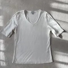 【新品】COS ホワイト 半袖 Tシャツ　Lのサムネイル
