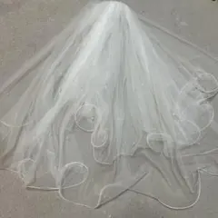 ホワイトチュールウェディングベール