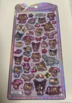 サンリオ　日焼けキティボンボンドロップシール　うるちゅるポップシール　最終値下げ