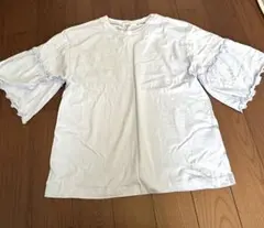 サマンサモスモスブルー　フリル袖tシャツのサムネイル