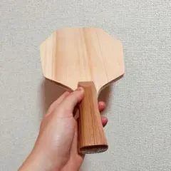 卓球　ラケット　六角形　ヒノキ　檜　シェーク　FL　単板　T1