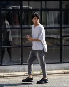 AMUYTRYSBAY Denim Relax Pants