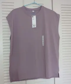 新品タグ付き☆GU ドライボクシースリープレスT