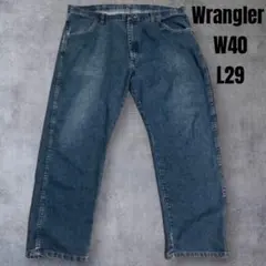Wrangler デニムパンツ W40 L29 REGULAR FIT 濃紺太め