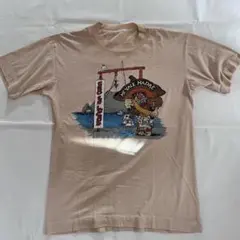 80s グラフィックTシャツ（L）USA製＊シングルスティッチ＊スカル 