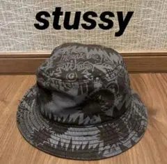 ステューシーSTUSSY 正規品　レディース　グラフィックバケットハット　美品