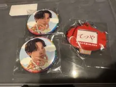 EXILE B HAPPY TETSUYA カプセル ネームキーホルダー缶バッジ