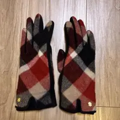 BurberryBulelabel チェック柄手袋 レディース