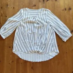 INGNI ブラウス ストライプ 七分袖