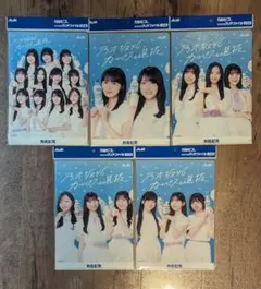 乃木坂46 カルピス選抜 B5 クリアファイル 全5種【新品・未使用】コンプ