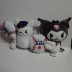 侍ジャパン✕サンリオ　応援マスコット　はなまるおばけ／クロミ　２点