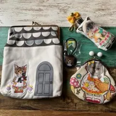 し*ず様 コヤンイサムチョン パネル生地 猫 ちゃん 刺繍レース