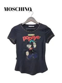 【ヴィンテージ・美品☆】MOSCHINO デニムコート　[M]　アートプリント ヴィンテージ・美品☆】MOSCHINO デニムコート[M]アートプリント