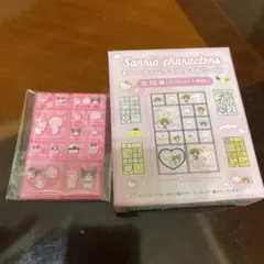 トレーディングミニタイルシール　サンリオ　メロクロ
