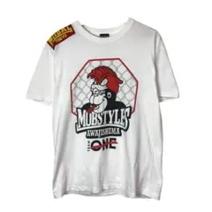 モブスタイルス　半袖Tシャツ　格闘技　肩ワッペン　ビッグサイズ　バッグプリントのサムネイル