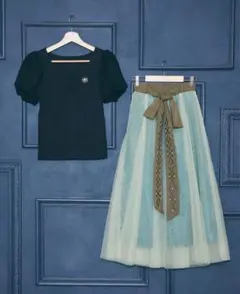 【新品タグ付き】ちはる アナと雪の女王 ロングスカート しまむら Mサイズ