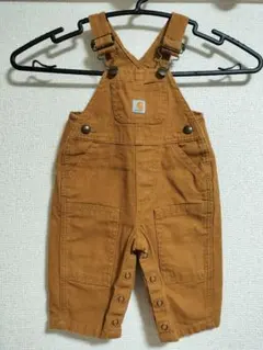 Carhartt ベビー オーバーオール ブラウンのサムネイル