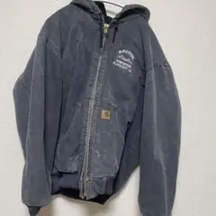 [古着] カーハート　アクティブジャケット　ダックジャケット　ネイビー　黒　紺