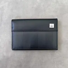 Calvin Klein シャドーストライプ　バイカラー　名刺入れ　カードケースのサムネイル