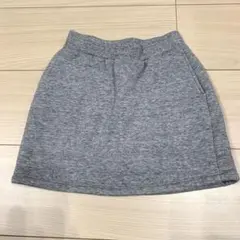 グレー スウェットスカート 裏起毛ポケット付きUNIQLO