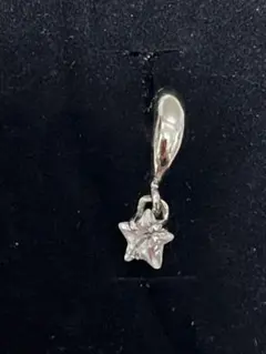 SILVER 片耳ピアス　スター