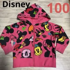 東京ディズニーリゾート ミッキー パーカー 100cm ピンク