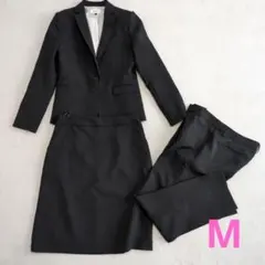 purelost ブラック スーツ 9号　パンツ　スカート　3点セット