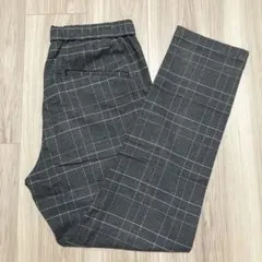 RAGEBLUE レイジブルー グレー チェック柄 ワイドパンツ メンズ