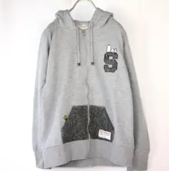 スヌーピー スウェットパーカー LL グレー
