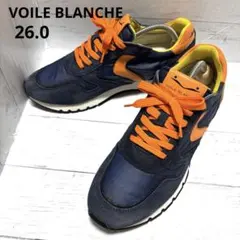 VOILE BLANCHE LIAM POWER スニーカー　ネイビー　オレンジのサムネイル