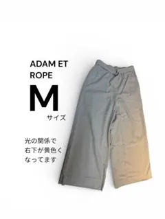 ADAM ET ROPE グレー ワイドパンツ Mサイズのサムネイル