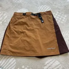 mont-bell ショートキュロット巻きスカート