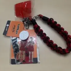 ハイキュー andSTコラボ 黒尾鉄朗 孤爪研磨 ステッカー付スマホストラップ