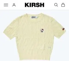 KIRSH x HELLO KITTY クロップ ショートニット　ハローキティのサムネイル