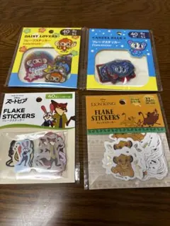 フレークステッカー４種