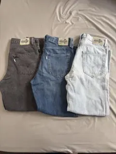 リーバイス シルバータブ デニムパンツ 3本セット W28 L30 - メルカリ