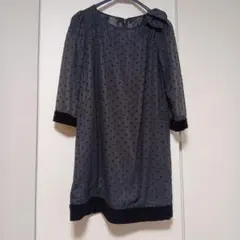 earth music & ecology ドット柄チュニック