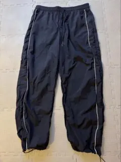 【美品】ナイロン製 黒 XL イージーパンツ