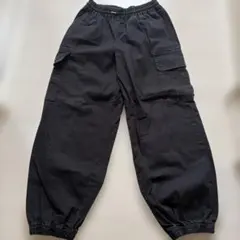 GU カーゴパンツ ☆ブラック ☆キッズ Mサイズ
