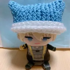 パペット用　ねこ耳毛糸帽子